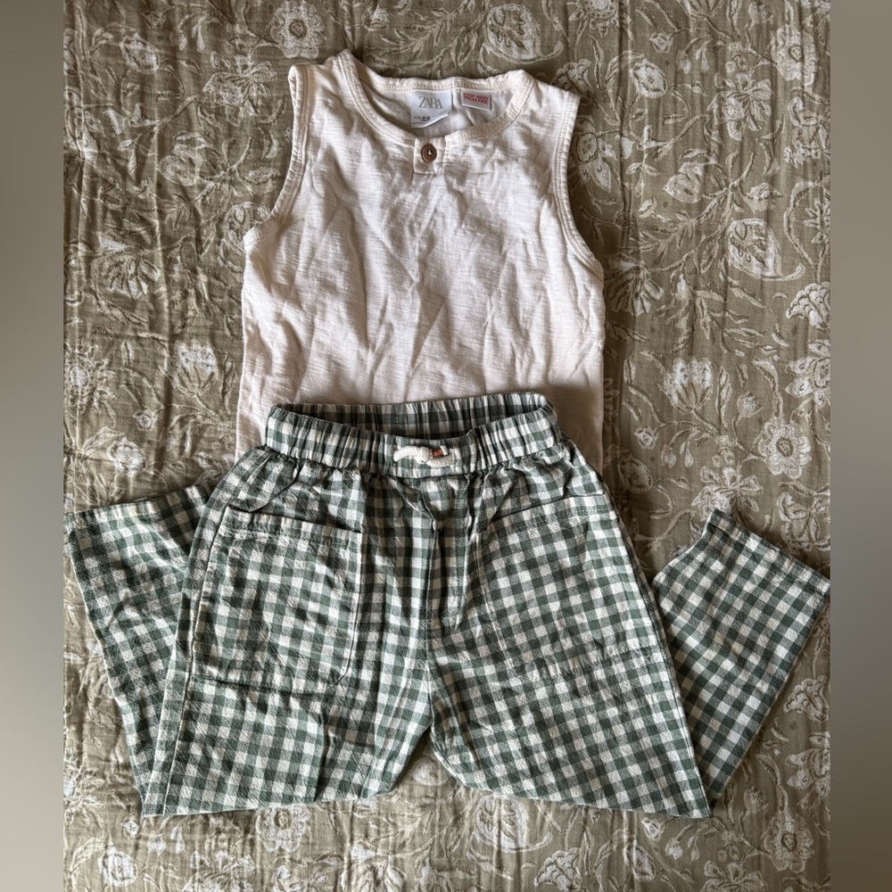 Gingham summer outfit